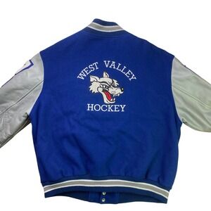 Vintage West Valley Hockey letterman jacket‎